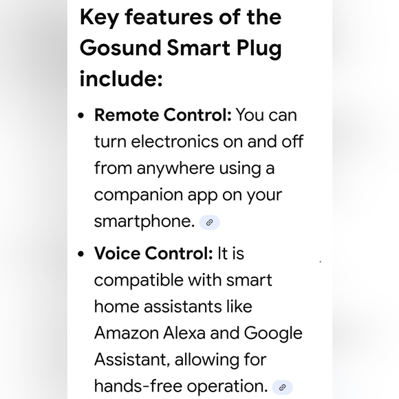 White Smart Plug with Power Button - Picture 6 of 7